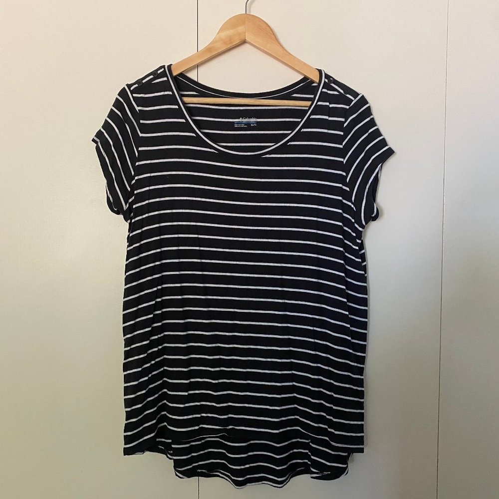 Striped Columbia Shirt Black